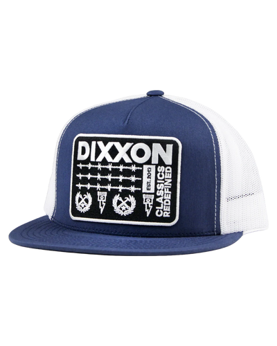 Dixxon Barbed Trucker Hat - Navy and White