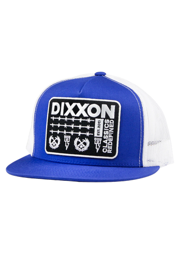 Dixxon Barbed Trucker Hat - Royal/White