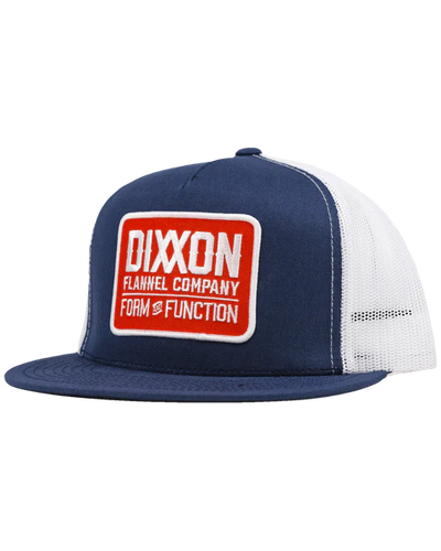 Dixxon Red Classic Trucker Hat - Navy and White