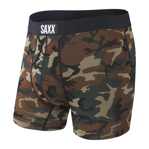 SAXX Vibe Super Soft Boxer Briefs - Woodland Camo