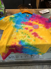 Load image into Gallery viewer, Santa Cruz tye dye T-shirt large