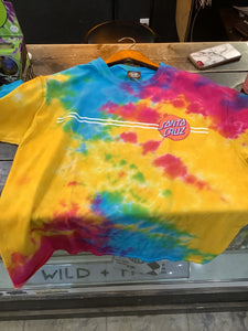 Santa Cruz tye dye T-shirt large