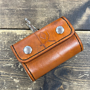 Blue Rock Leather Handmade Rollick Co. Fly Wallet