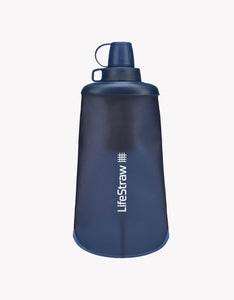 LifeStraw Peak Series Collapsible Squeeze 650ml Water Bottle with Filter