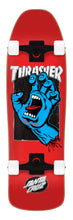 Load image into Gallery viewer, Santa Cruz shaped cruzer Thrasher Screaming hand skateboard 9.35x31.7