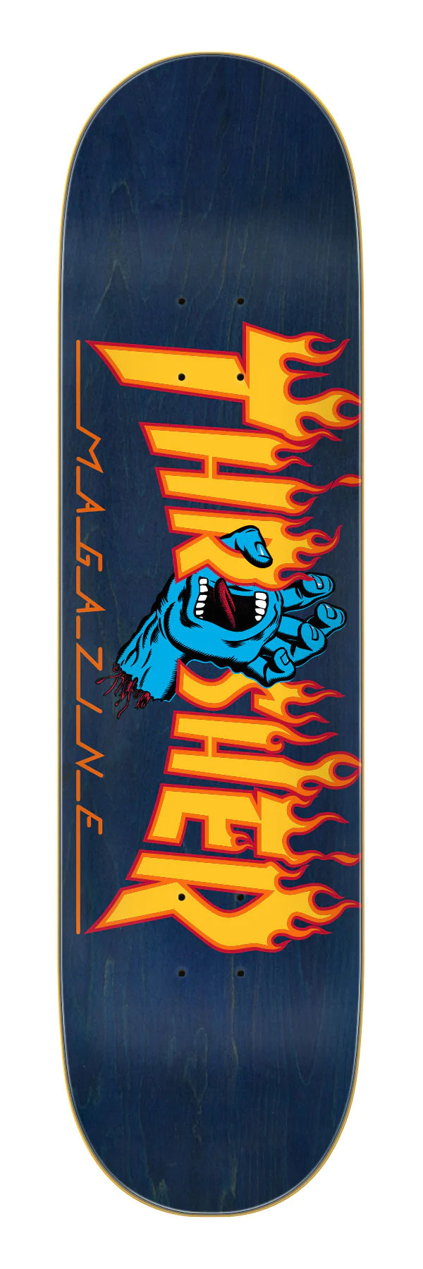 Santa Cruz Deck Thrasher Screaming flame logo skateboard deck 8.25x31.8