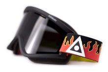 Load image into Gallery viewer, Ashbury Goggles Blackbird - Red Flame