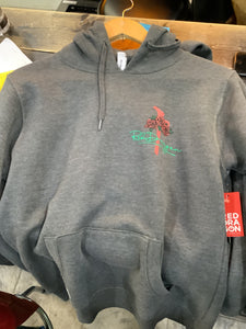 RDS Hoodie dark grey red and green logo