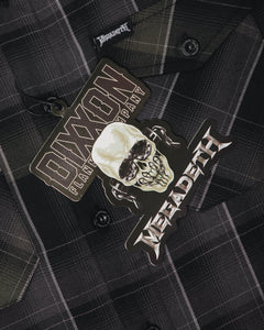 Dixxon Men's Flannel Shirt - Megadeth Flannel