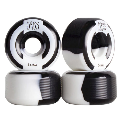 Orbs Skate Wheels - Apparitions, Splits Black/White 54mm