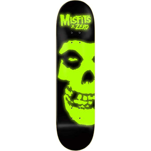 Zero - Misfits Fiend Skull GITD Deck 8.25" Skateboard Deck