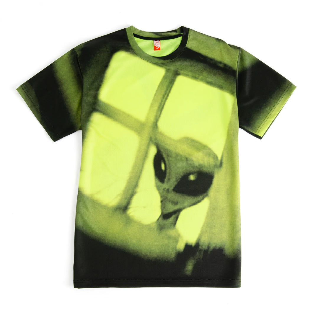 Alien Workshop Visitor Big Print T-Shirt - Safety Green