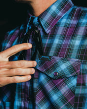 Load image into Gallery viewer, Dixxon Men&#39;s Flannel Shirt - Metallica Ride the Lightning flannel