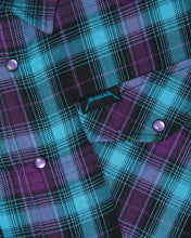 Load image into Gallery viewer, Dixxon Men&#39;s Flannel Shirt - Metallica Ride the Lightning flannel