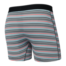 Load image into Gallery viewer, SAXX Quest Quick Dry Mesh Boxer Briefs - Field Stripe Charcoal