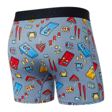 Load image into Gallery viewer, SAXX Vibe Super Soft Boxer Briefs - Beer Olympics- Grey