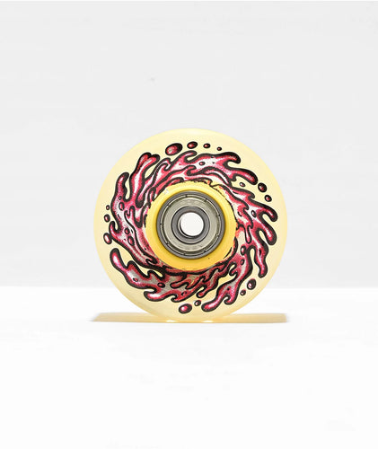 Santa Cruz Slime Balls Light Ups Wheels with Red and Yellow 78A 60mm