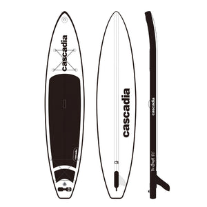 RENTAL: Cascadia 12'6" Inflatable SUP (iStraight)