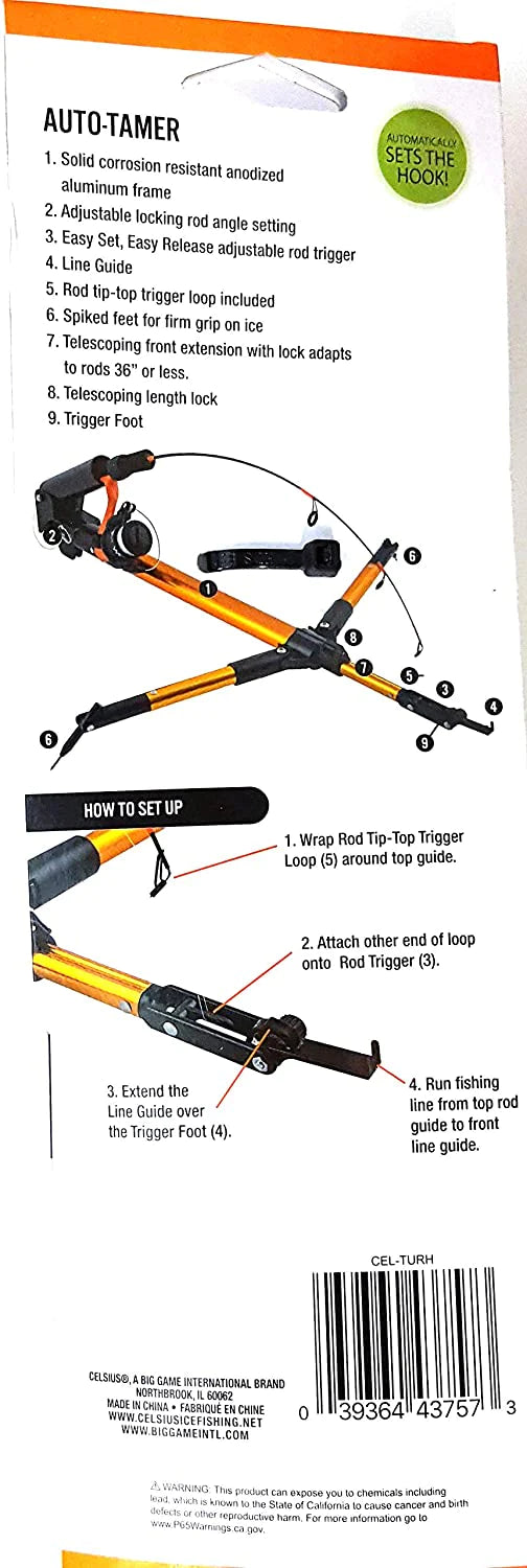 Celsius CEL-TURH Up-Tip Auto Tamer Hook - Setting Rod Holder – Rollick Co