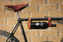 Load image into Gallery viewer, Bike Wine Rack in Vegan Leather