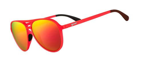Goodr Sunglasses - Mach G - CAPTAIN BLUNT'S RED-EYE