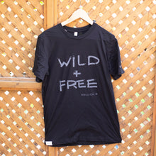 Load image into Gallery viewer, Rollick Co. Wild + Free T-Shirt (2 colours available)