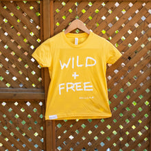 Load image into Gallery viewer, Rollick Co. Wild + Free Kid’s T-Shirt (4 colours available)