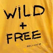 Load image into Gallery viewer, Rollick Co. Wild + Free Kid’s T-Shirt (4 colours available)