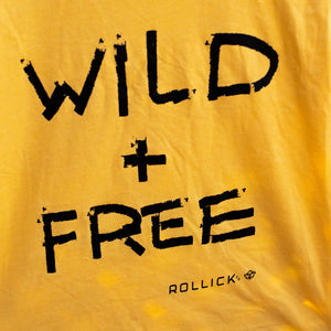 Rollick Co. Wild + Free Kid’s T-Shirt (4 colours available)