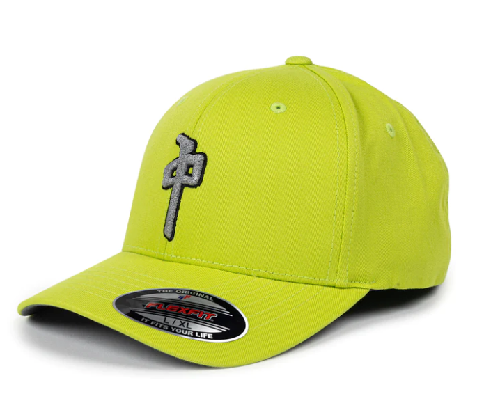 RDS Flexfit OG Puffy Reflective Hat - Safety Green XL