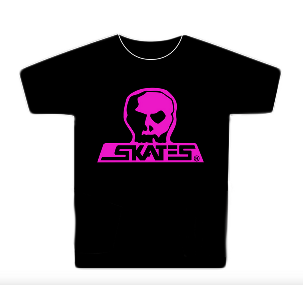 Skull Skates T-Shirt Burbs Pink