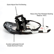 Load image into Gallery viewer, (Rental) Powder Paws 21&quot; Snowshoe Package