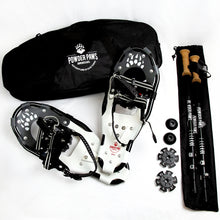 Load image into Gallery viewer, Powder Paws 21&quot; Snowshoe Package