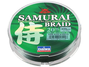 Daiwa Samurai Braided Line Green Spool 80lb 150y