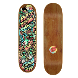 Santa Cruz Johnson Beach Wolf 8.375" x 32" Skateboard Deck
